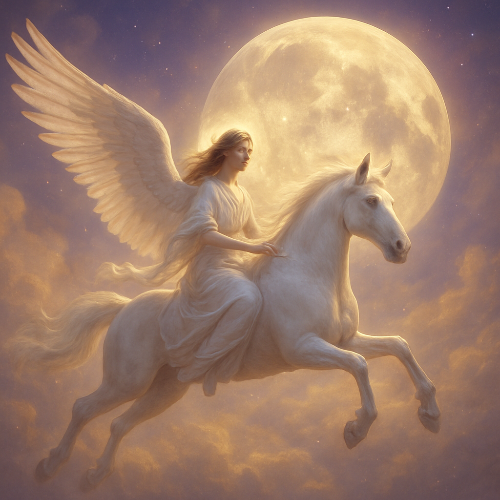 Angel on Pegasus